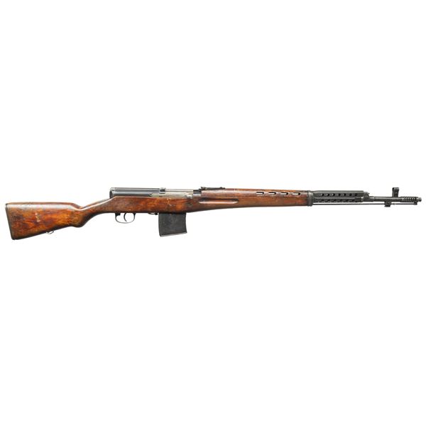 FFINN MARKED SVT-40 SEMI AUTO RIFLE.