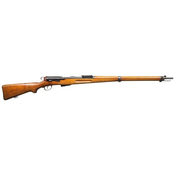 SWISS 1911 STRAIGHT PULL BOLT ACTION RIFLE.