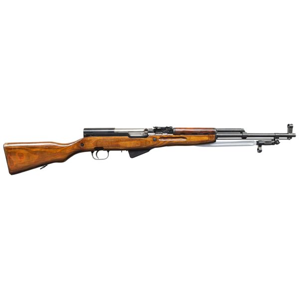 LATE PRODUCTION TULA SKS SEMI AUTO RIFLE.