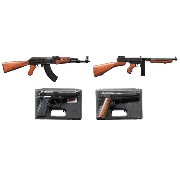 2 DENIX REPLICAS & 2 BRUNI BLANK FIRING GUNS.