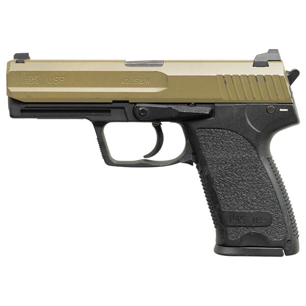 HK USP 40 GREEN SEMI AUTO PISTOL.