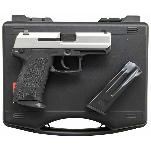 HK USP 9 COMPACT STAINLESS SEMI AUTO PISTOL WITH