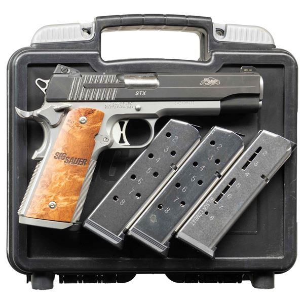 SIG SAUER CUSTOM SHOP 1911 STX SEMI AUTO PISTOL