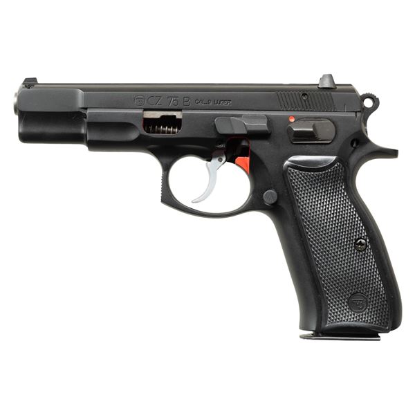 FACTORY CUTAWAY CZ 75 B SEMI AUTO PISTOL.