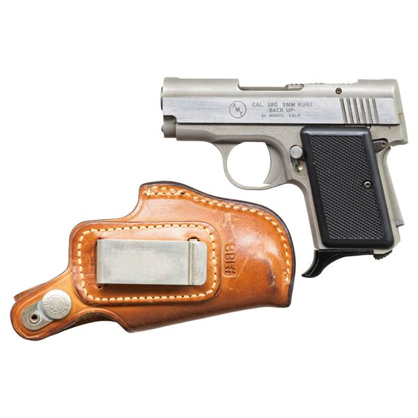 AMT BACK UP SEMI AUTO PISTOL.