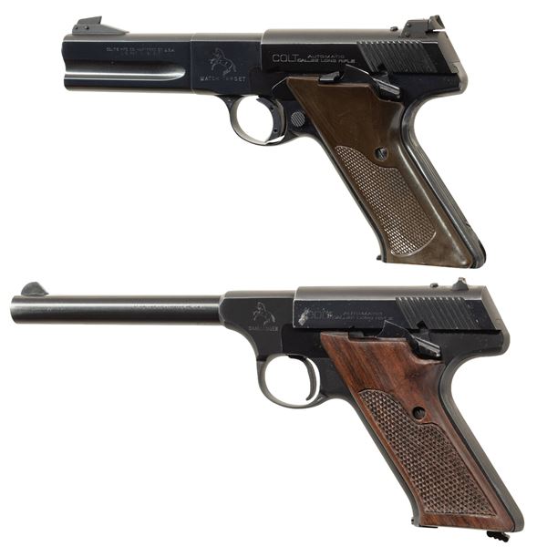 PAIR OF COLT WOODSMAN MATCH TARGET & CHALLENGER