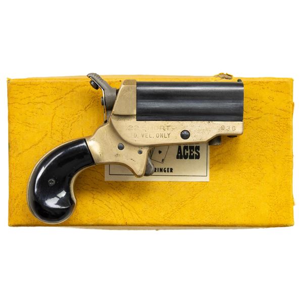 ERL SVENDSEN "FOUR ACES" DERRINGER WITH BOX.