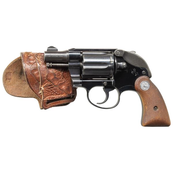 FIRST ISSUE COLT AGENT DOUBLE ACTION REVOLVER WITH