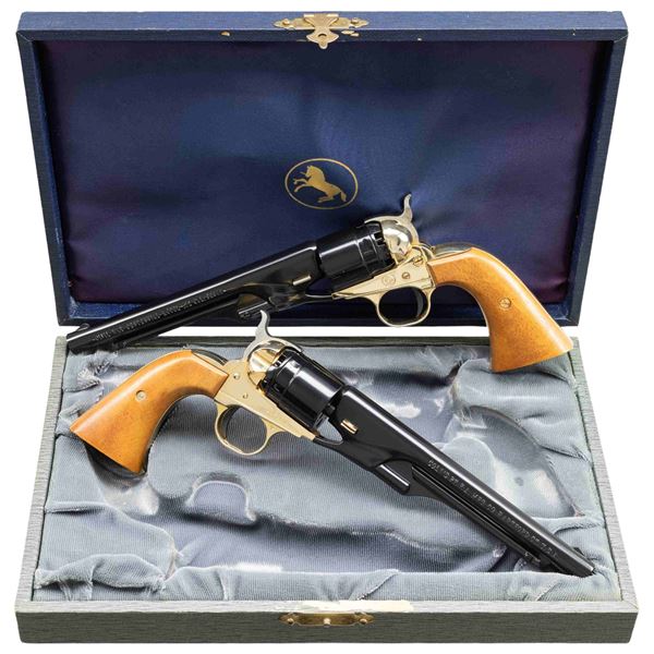 FINE CASED CONSECUTIVE PAIR OF COLT CIVIL WAR