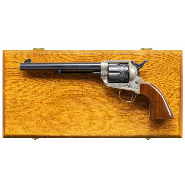 ENGRAVED ITALIAN ARMI JAGER "DAKOTA" SINGLE ACTION