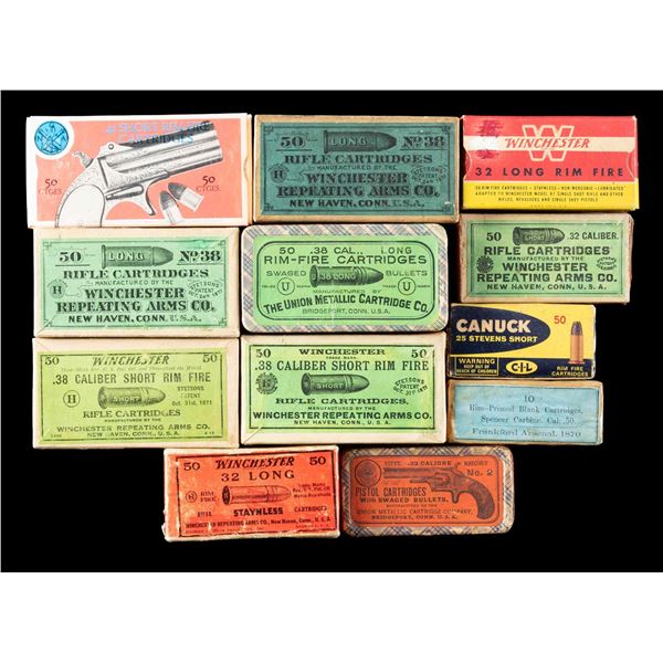 COLLECTOR LOT OF OBSOLETE RIMFIRE CARTRIDGE