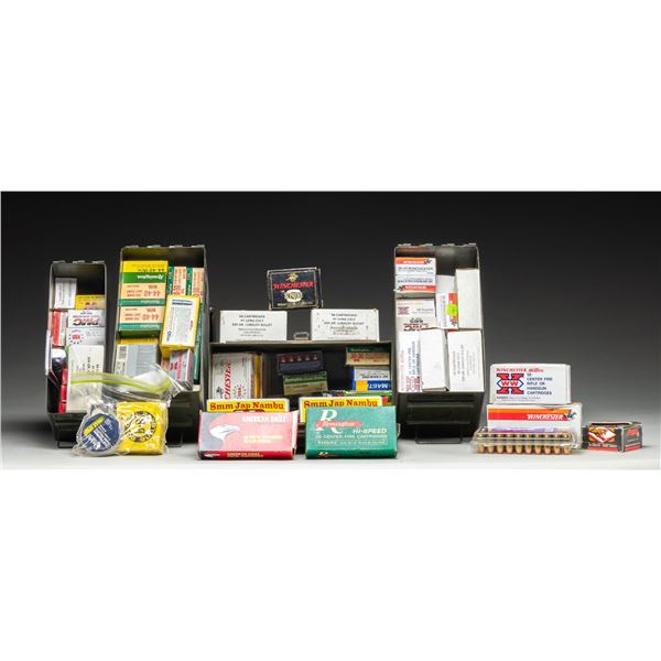 LARGE LOT OF ASSORTED AMMO.