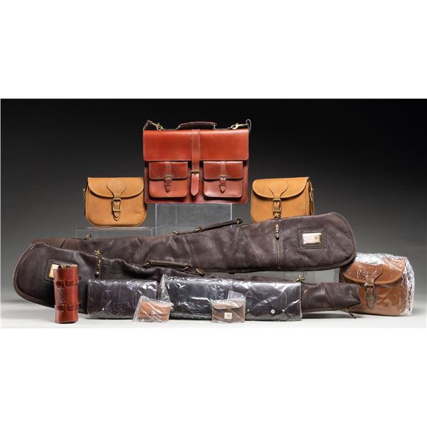 GROUP OF LEWIS DRAKE GUN ACCESSORIES.