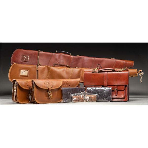 GROUP OF LEWIS DRAKE GUN ACCESSORIES.