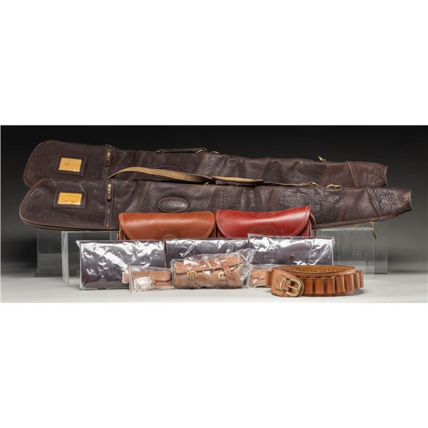 GROUP OF LEWIS DRAKE GUN ACCESSORIES.