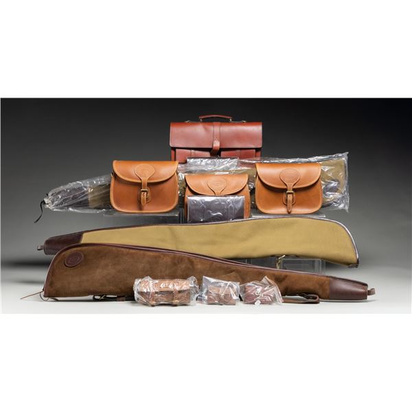 GROUP OF LEWIS DRAKE GUN ACCESSORIES.