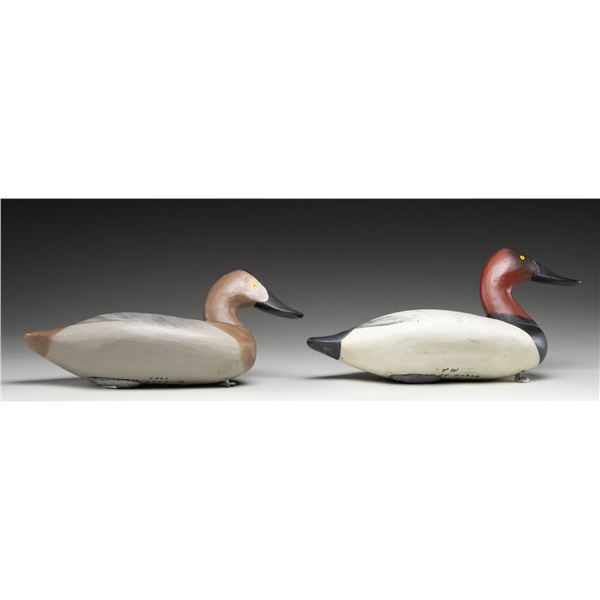 PAIR OF JIM CURRIER OF HAVRE DE GRACE, MD 1966