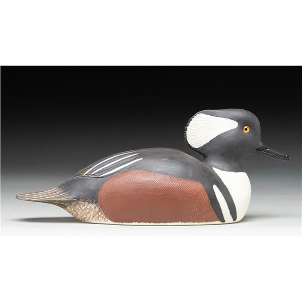 DELBERT "CIGAR" DAISY MALE HOODED MERGANSER WOOD