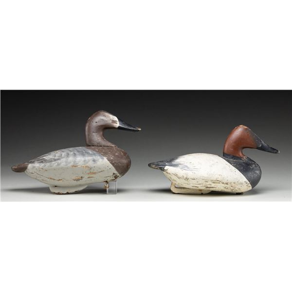 PAIR OF GEORGE WASHINGTON JACKSON CANVASBACK