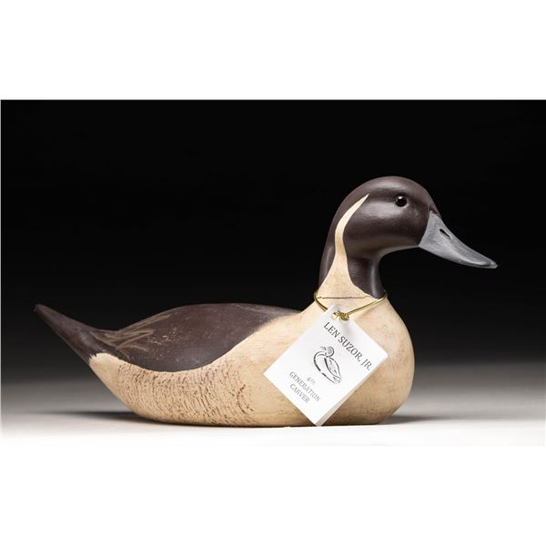 TWO DRAKE DECOYS.