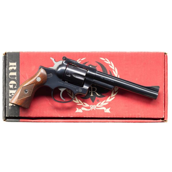 UNUSUAL RUGER SECURITY-SIX REVOLVER WITH BOX.