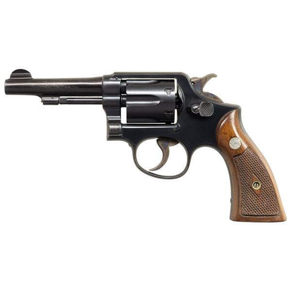 SMITH & WESSON 38 HE DA REVOLVER.