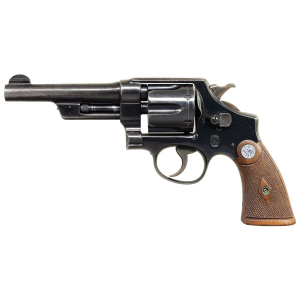 PREWAR SMITH & WESSON 38/44 HD DA REVOLVER.