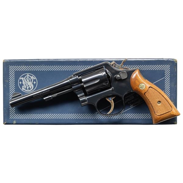 SMITH & WESSON MODEL 10-5 DA REVOLVER.