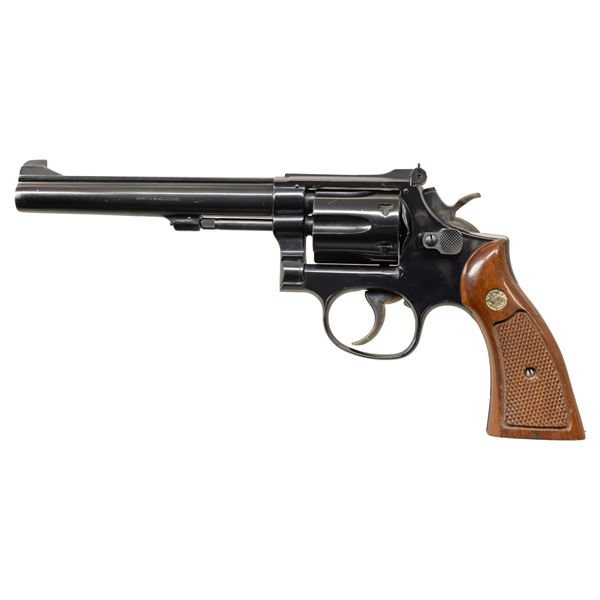SMITH & WESSON MODEL 17-4 DA REVOLVER.