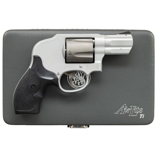 SMITH & WESSON 296 AIRLITE DA REVOLVER.