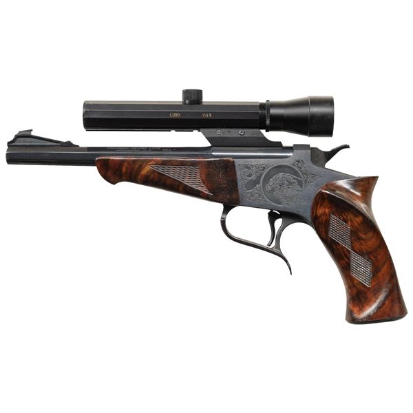 THOMPSON CONTENDER SINGLE SHOT PISTOL.