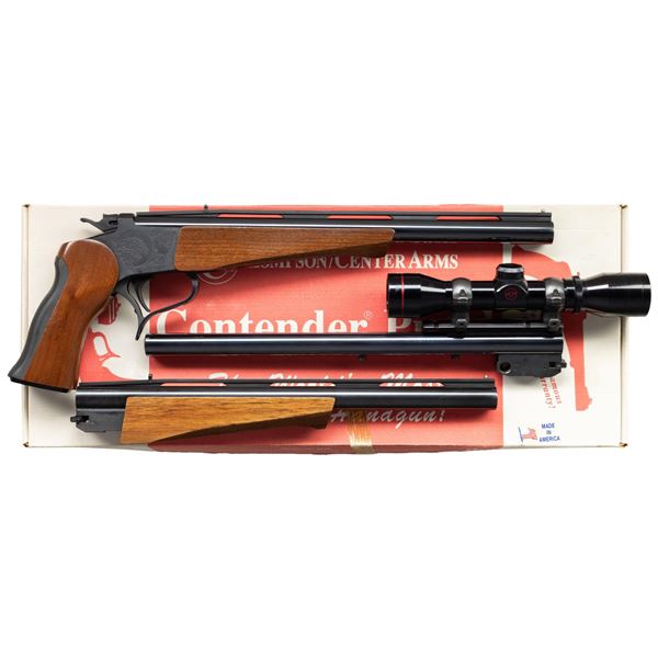 THOMPSON CONTENDER SUPER 14 SINGLE SHOT PISTOL.