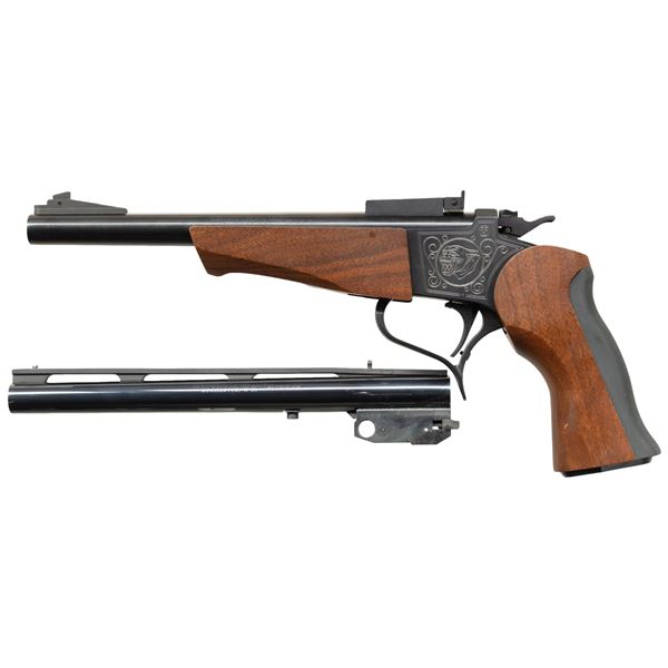 THOMPSON CENTER CONTENDER SINGLE SHOT PISTOL.