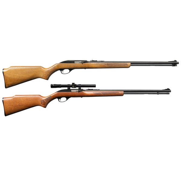 2 "JM" MARLIN GLENFIELD 60 SEMI AUTO RIFLES.