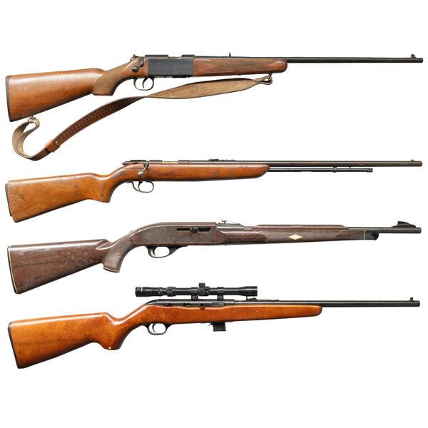 4 VARIOUS RIMFIRE RIFLES.