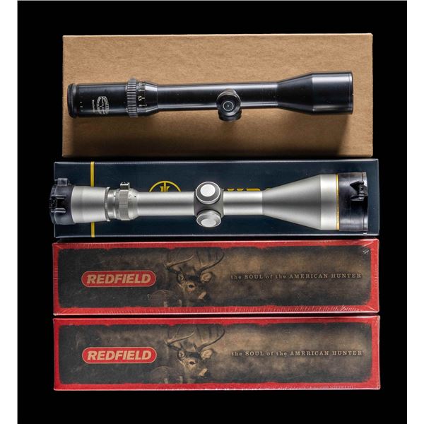 LEUPOLD, REDFIELD & SCHMIDT & BENDER SCOPES.