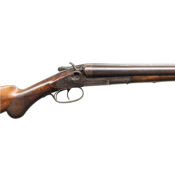 ANTIQUE REMINGTON 1889 SXS HAMMER SHOTGUN.