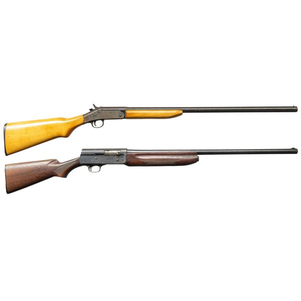 H&R AND REMINGTON SHOTGUNS.