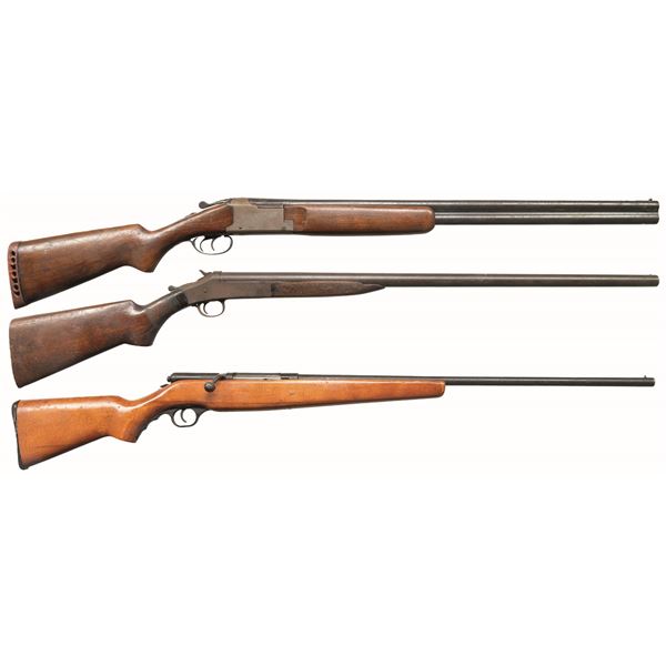 3 AMERICAN SHOTGUNS.