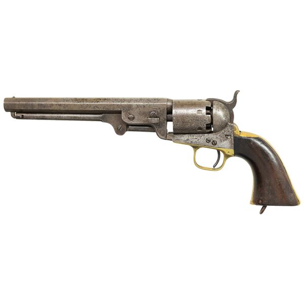 POSSIBLY INDIAN CARRIED COLT 1851 NAVY REVOLVER.