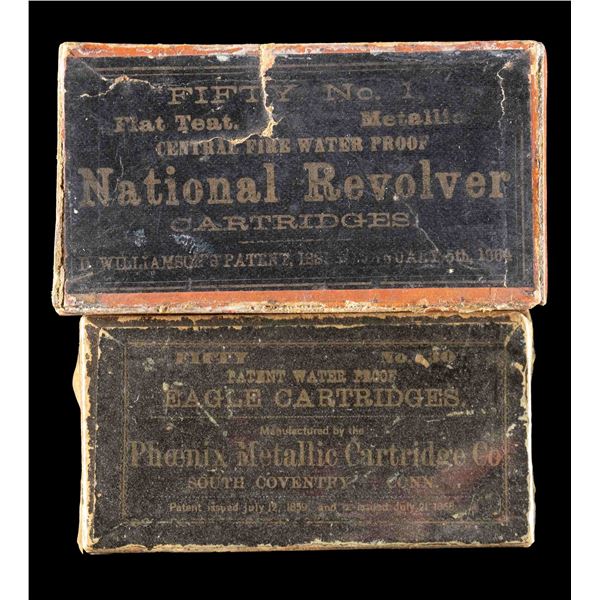 2 RARE CIVIL WAR ERA BLACK LABEL CARTRIDGE PACKS.