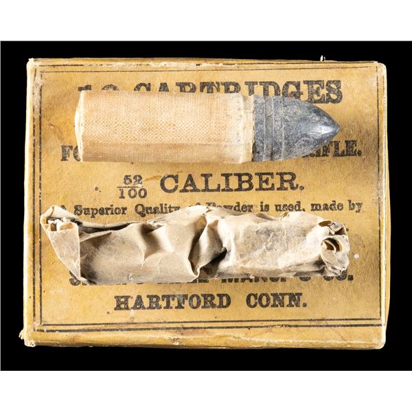 CIVIL WAR SHARPS CARTRIDGE PACK & CARTRIDGE.