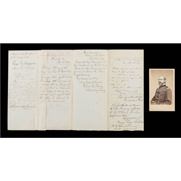 MAJ. GEN. GEORGE MEADE WARTIME AUTOGRAPH