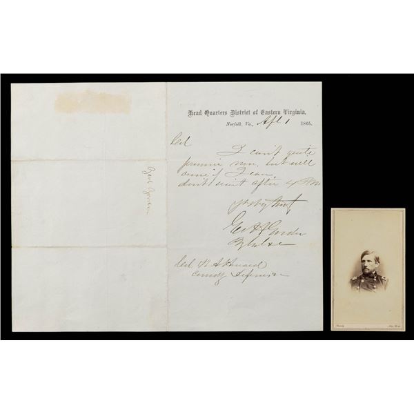 BRIG. GENERAL GEORGE HENRY GORDON & WARTIME