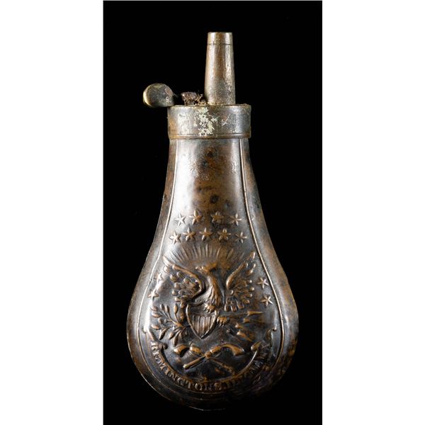 SCARCE REMINGTON PISTOL FLASK.