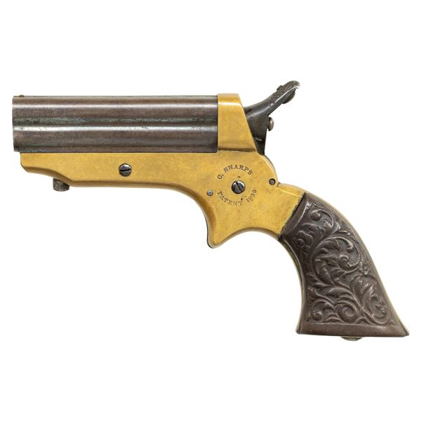 C SHARPS MODEL 1 PEPPERBOX DERRINGER.