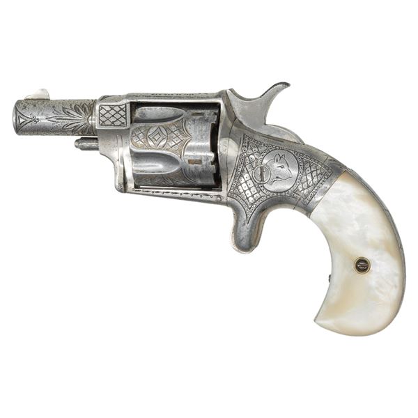 ENGRAVED HOPKINS & ALLEN XL NO. 4 SA REVOLVER.