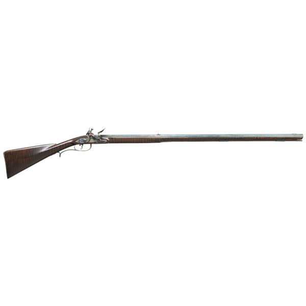 C SMITH CONTEMPORARY FLINTLOCK RIFLE.