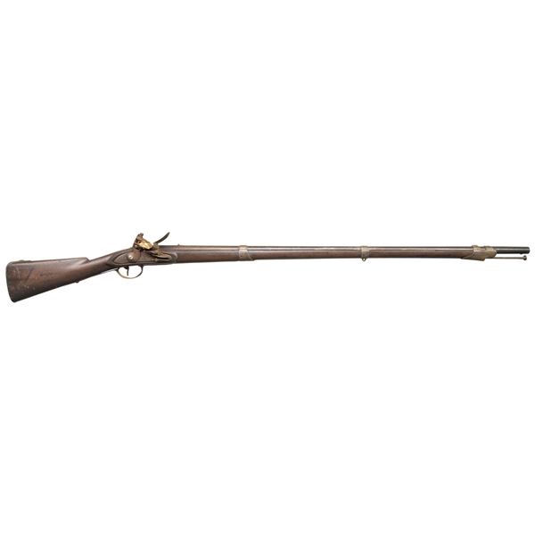 UNSIGNED ASSEMBLED FLINTLOCK MUSKET WITH POWDER