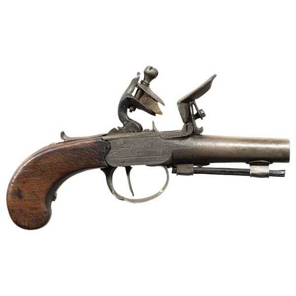 RICHARDS OF LONDON FLINTLOCK BOOT PISTOL.